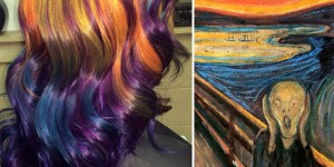 Hairstylist Paints Hair Into Classic Paintings