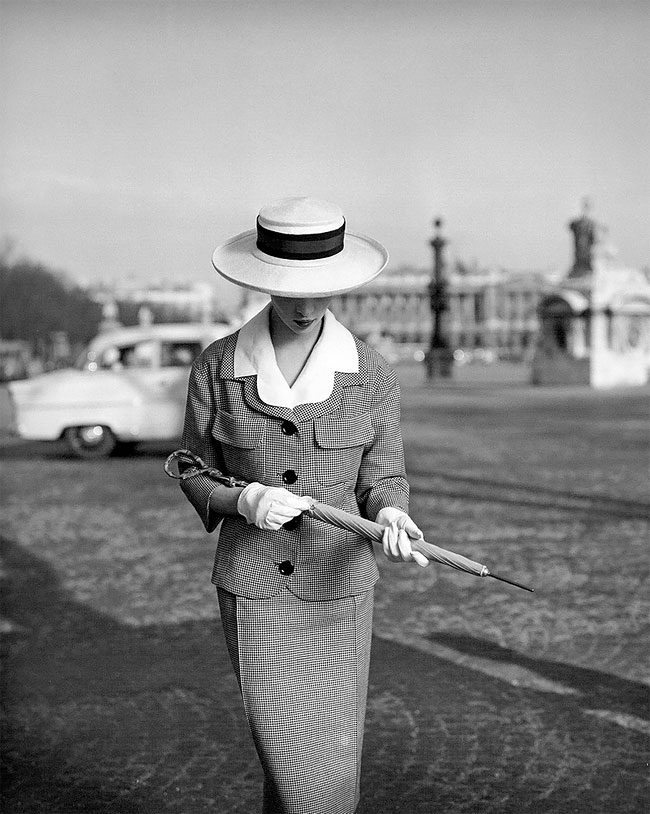 vintage black and white fashion