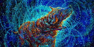 Artist Paints Elaborately Colorful Scenes Using Only Her Fingers