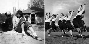 Saddle Shoes In Their Highest Popularity Period – One Of Favorite Fashion Styles Of Young Girls From Between The 1920s And 1950s