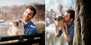 Guy Without A Date Does Epic Photoshoot With His Pug Instead