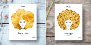 Genius! Cleverly Designed Packaging Makes Pasta Look Like Gorgeous Hair