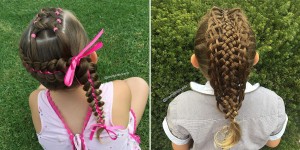 Mum Creates Incredible Braids For Daughter Every Day Before School