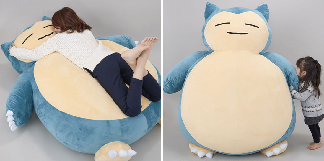 large snorlax pillow