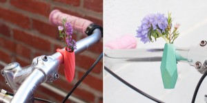 Decorate Your Bike This Spring With Cute Little Flower Vases