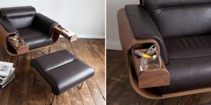 This Chair Was Designed Specifically For Cigar Aficionados