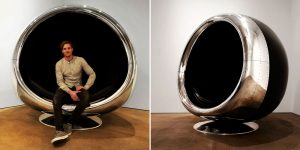 Designer Transforms A Boeing 737 Jet Engine Into A Massive Chair