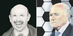 Prisoners Draw Portraits Of Rich And Famous People Who Really Belong In Jail