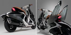 Superb Yamaha Swan-Like Scooter With Insect Wings Will Make You Feel Like Flying
