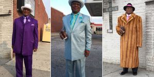 Man Dresses Up Every Sunday To Take His Grandmother To Church