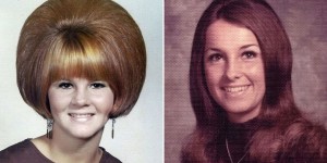 Vintage American Teen Girls' Hairstyles – Female Students Of The High Schools In California From The Late 1960s To Early 1970s