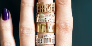 Outstanding Architectural Rings By Ola Shekhtman