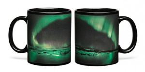 Heat-Changing Mug Reveals The Aurora Borealis When Filled With A Hot Drink