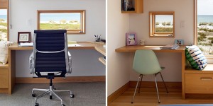 Secret Window, Secret Beach: The Desk Areas In This Home Have Little Windows To Distract You With Views Of The Beach