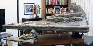 Guy Builds Lego Star Destroyer Ship With Fully Equipped Three-Floor Interior