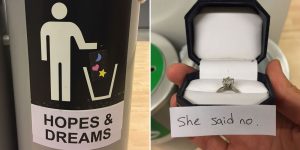 This Artist Has Turned Store’s Regular Trashcan Into A Trashcan For People’s Hopes And Dreams