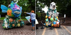 Plastic Trash Gets New Life As Art
