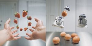 Photographer Freezes Time, Suspends Foods In His Zero-Gravity Kitchen
