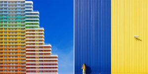 Minimalistic Photos Of Architecture That Pop With Color, Geometrical Elements