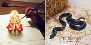 My Brain Does Not Compute With This Artist’s Phenomenal 3D Drawings…