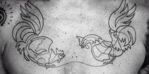 Minimalist Single Line Tattoos By Iranian-German Artist