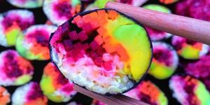 ‘Rainbow Food’ Trend Turns Sushi Into Vibrant, Colorful Rice Rolls