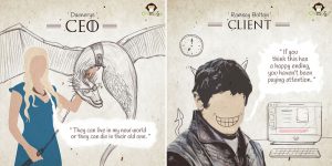 What If Game Of Thrones Characters Worked In An Ad Agency