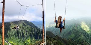 Is This Terrifying Swing Over a Hawaiian Valley Your Worst Nightmare?