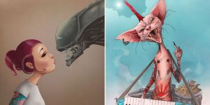 Superb Illustrations By Alex Landish