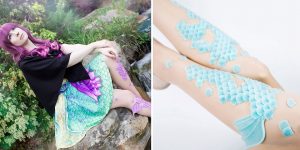 Mermaid Tights That Make It Look Like You’re Developing A Tail