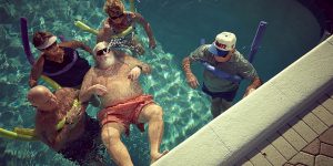 An Ongoing Portrait Series Of Off-Season Santas