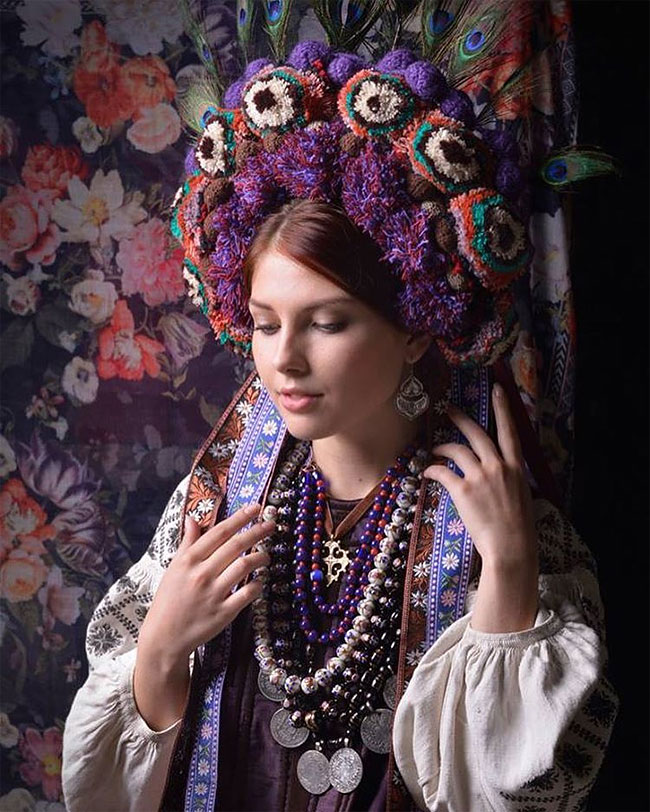 Spectacular Ukrainian Crowns On Slavic Inspired Photoshoot Look Absolutely Mesmerizing Design