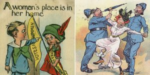 These Ridiculous Propaganda Postcards Warn Men About The Dangers Of Women’s Rights From The Early 20th Century