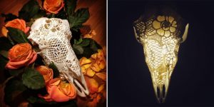 Utterly Magical Hand Carved Skulls That Will Light Up Your Room