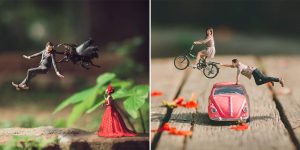 This Wedding Photographer Turns You Into A Miniature Person