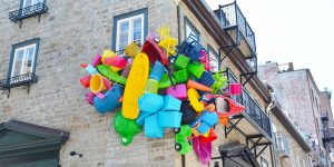 Artist Creates Exploding Trash Sculptures To Remind Us How Much Stuff We Own