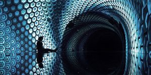 Tundra's Immersive Light Installation Puts Visitors Side-By-Side A Swimming Whale