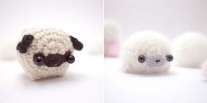 Tiny Miniature Crochet Animals By Mohustore