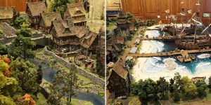 Stunning Diorama Table Features Pieces From Tabletop World