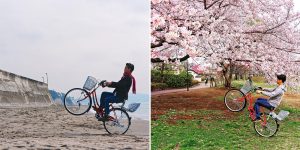 Japanese Instagrammer Performs Bicycle Tricks On One Wheel