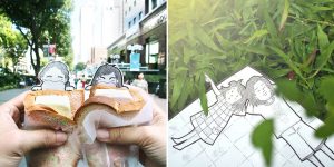 Instead Of Selfies, A Couple Draws Doodles To Document Their Journey