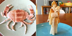 Meet The Father Who Makes Amazing Sculptures Out Of Toast For Daughter Who Has Severe Food Allergies