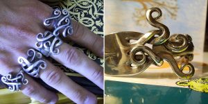 This Artist Creates Unusual Jewelry From Silver Forks