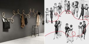 This Sculptural Coat Rack Design Was Inspired By Waltz Dancing