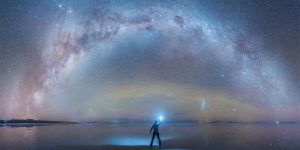 Russian Photographer Captures Breathtaking Photos Of Milky Way Mirrored On Salt Flats In Bolivia