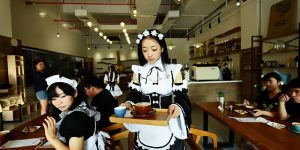 Maid-Themed Cafe In Chinese City Of Hangzhou