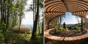 This Sculptural Shelter Is A Place To Enjoy Quiet And Restful Contemplation