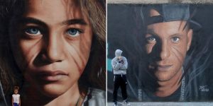 Striking Hyper-Realistic Murals By Italian Graffiti Artist Jorit Agoch