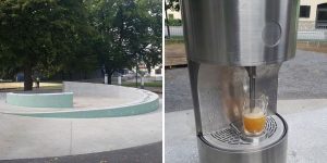 Europe's First Beer Fountain Opens In Slovenia