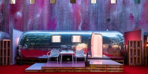 The Rooms At This Hotel Are Inside Airstream Trailers On The Roof Of The Building